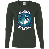 T-Shirts Forest / S Shark Family trazo - Brother Women's Long Sleeve T-Shirt