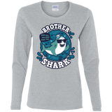 T-Shirts Sport Grey / S Shark Family trazo - Brother Women's Long Sleeve T-Shirt