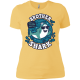 T-Shirts Banana Cream/ / X-Small Shark Family trazo - Brother Women's Premium T-Shirt