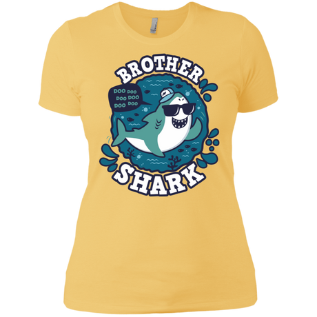 T-Shirts Banana Cream/ / X-Small Shark Family trazo - Brother Women's Premium T-Shirt