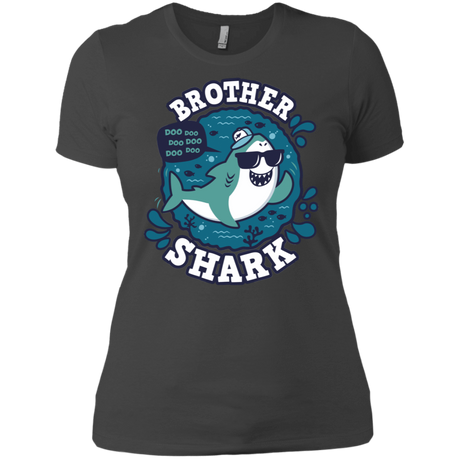 T-Shirts Heavy Metal / X-Small Shark Family trazo - Brother Women's Premium T-Shirt