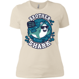 T-Shirts Ivory/ / X-Small Shark Family trazo - Brother Women's Premium T-Shirt
