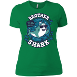 T-Shirts Kelly Green / X-Small Shark Family trazo - Brother Women's Premium T-Shirt
