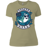 T-Shirts Light Olive / X-Small Shark Family trazo - Brother Women's Premium T-Shirt