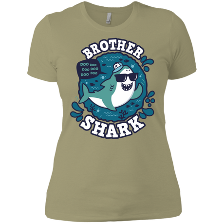 T-Shirts Light Olive / X-Small Shark Family trazo - Brother Women's Premium T-Shirt