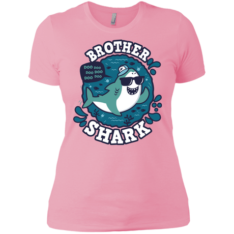T-Shirts Light Pink / X-Small Shark Family trazo - Brother Women's Premium T-Shirt