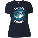 T-Shirts Midnight Navy / X-Small Shark Family trazo - Brother Women's Premium T-Shirt