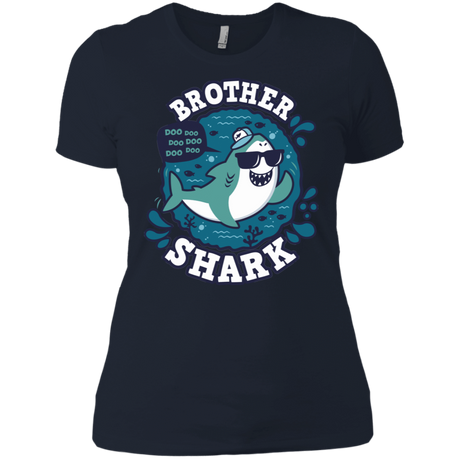T-Shirts Midnight Navy / X-Small Shark Family trazo - Brother Women's Premium T-Shirt