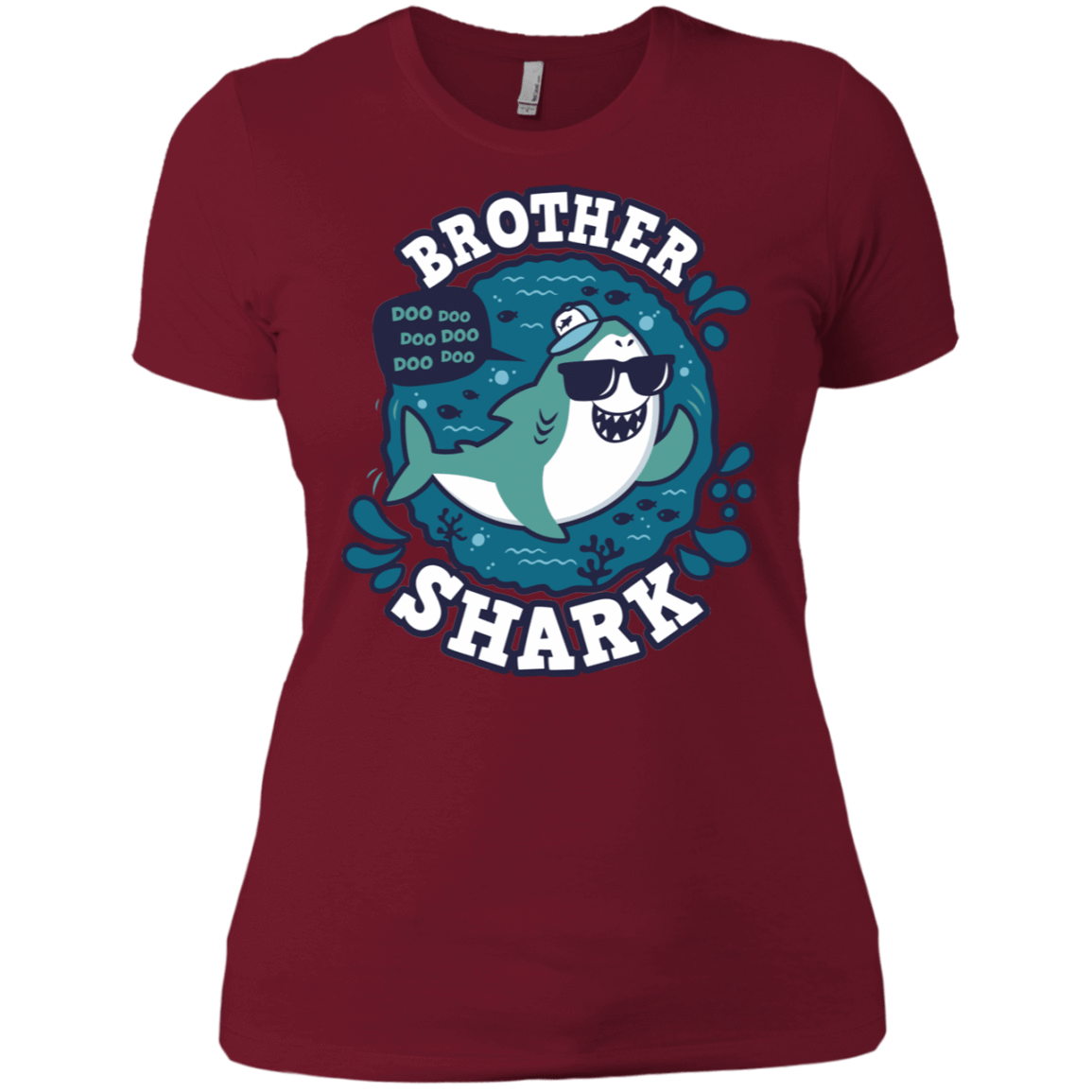T-Shirts Scarlet / S Shark Family trazo - Brother Women's Premium T-Shirt