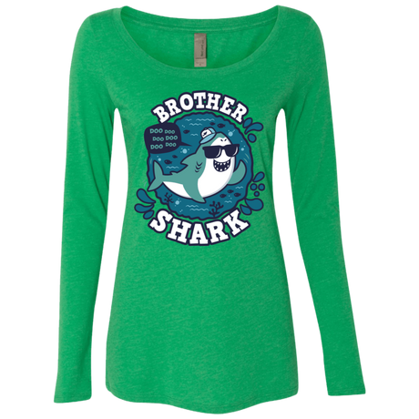 T-Shirts Envy / S Shark Family trazo - Brother Women's Triblend Long Sleeve Shirt