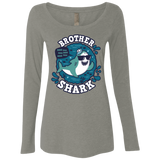 T-Shirts Venetian Grey / S Shark Family trazo - Brother Women's Triblend Long Sleeve Shirt