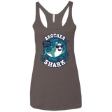 T-Shirts Macchiato / X-Small Shark Family trazo - Brother Women's Triblend Racerback Tank