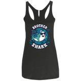 T-Shirts Vintage Black / X-Small Shark Family trazo - Brother Women's Triblend Racerback Tank