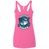 T-Shirts Vintage Pink / X-Small Shark Family trazo - Brother Women's Triblend Racerback Tank