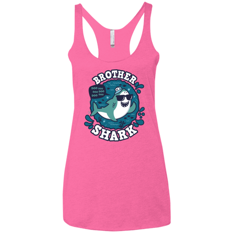 T-Shirts Vintage Pink / X-Small Shark Family trazo - Brother Women's Triblend Racerback Tank