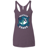 T-Shirts Vintage Purple / X-Small Shark Family trazo - Brother Women's Triblend Racerback Tank