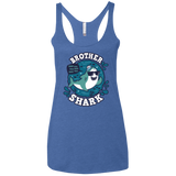 T-Shirts Vintage Royal / X-Small Shark Family trazo - Brother Women's Triblend Racerback Tank