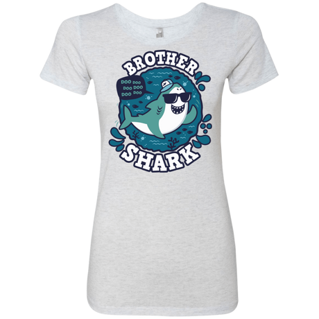 T-Shirts Heather White / S Shark Family trazo - Brother Women's Triblend T-Shirt