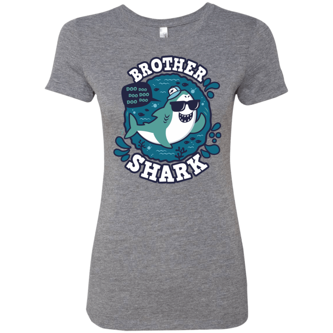 T-Shirts Premium Heather / S Shark Family trazo - Brother Women's Triblend T-Shirt