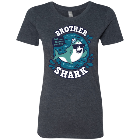 T-Shirts Vintage Navy / S Shark Family trazo - Brother Women's Triblend T-Shirt
