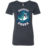 T-Shirts Vintage Navy / S Shark Family trazo - Brother Women's Triblend T-Shirt