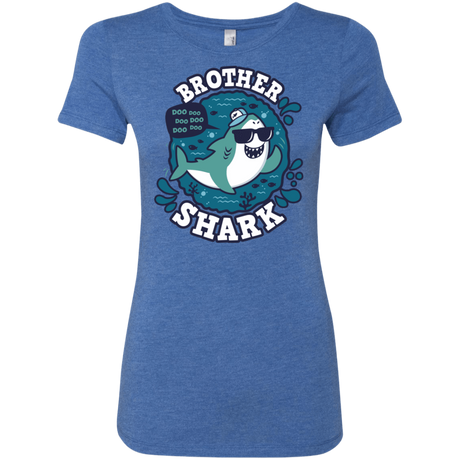 T-Shirts Vintage Royal / S Shark Family trazo - Brother Women's Triblend T-Shirt