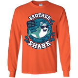 T-Shirts Orange / YS Shark Family trazo - Brother Youth Long Sleeve T-Shirt