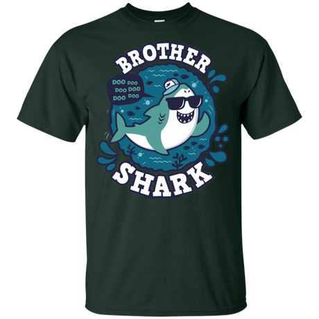 T-Shirts Forest / YXS Shark Family trazo - Brother Youth T-Shirt