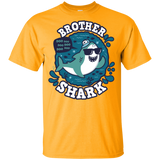 T-Shirts Gold / YXS Shark Family trazo - Brother Youth T-Shirt