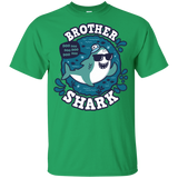 T-Shirts Irish Green / YXS Shark Family trazo - Brother Youth T-Shirt