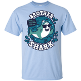 T-Shirts Light Blue / YXS Shark Family trazo - Brother Youth T-Shirt