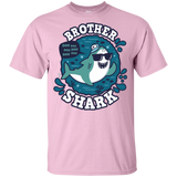 T-Shirts Light Pink / YXS Shark Family trazo - Brother Youth T-Shirt