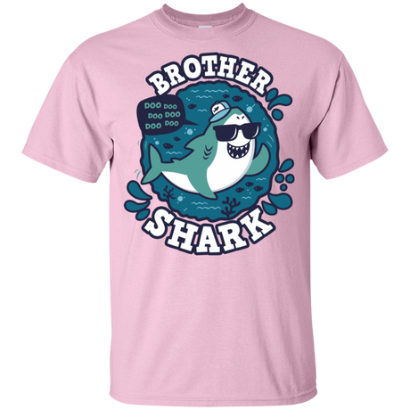 T-Shirts Light Pink / YXS Shark Family trazo - Brother Youth T-Shirt