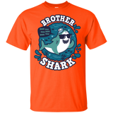 T-Shirts Orange / YXS Shark Family trazo - Brother Youth T-Shirt