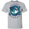 T-Shirts Sport Grey / YXS Shark Family trazo - Brother Youth T-Shirt