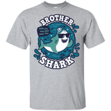 T-Shirts Sport Grey / YXS Shark Family trazo - Brother Youth T-Shirt