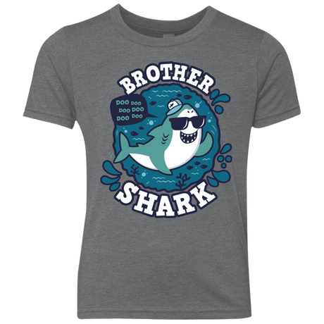 T-Shirts Premium Heather / YXS Shark Family trazo - Brother Youth Triblend T-Shirt