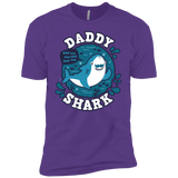 T-Shirts Purple Rush / YXS Shark Family trazo - Daddy Boys Premium T-Shirt