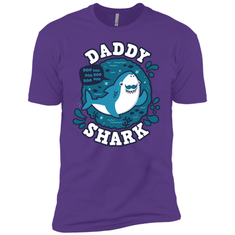 T-Shirts Purple Rush / YXS Shark Family trazo - Daddy Boys Premium T-Shirt