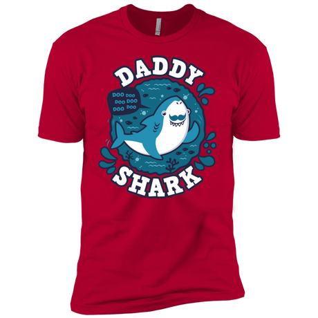 T-Shirts Red / YXS Shark Family trazo - Daddy Boys Premium T-Shirt