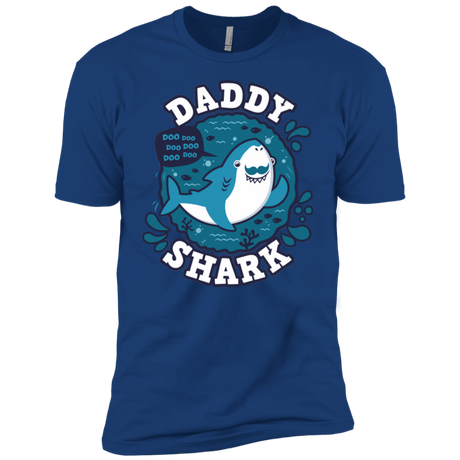 T-Shirts Royal / YXS Shark Family trazo - Daddy Boys Premium T-Shirt