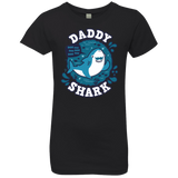 T-Shirts Black / YXS Shark Family trazo - Daddy Girls Premium T-Shirt