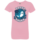 T-Shirts Light Pink / YXS Shark Family trazo - Daddy Girls Premium T-Shirt
