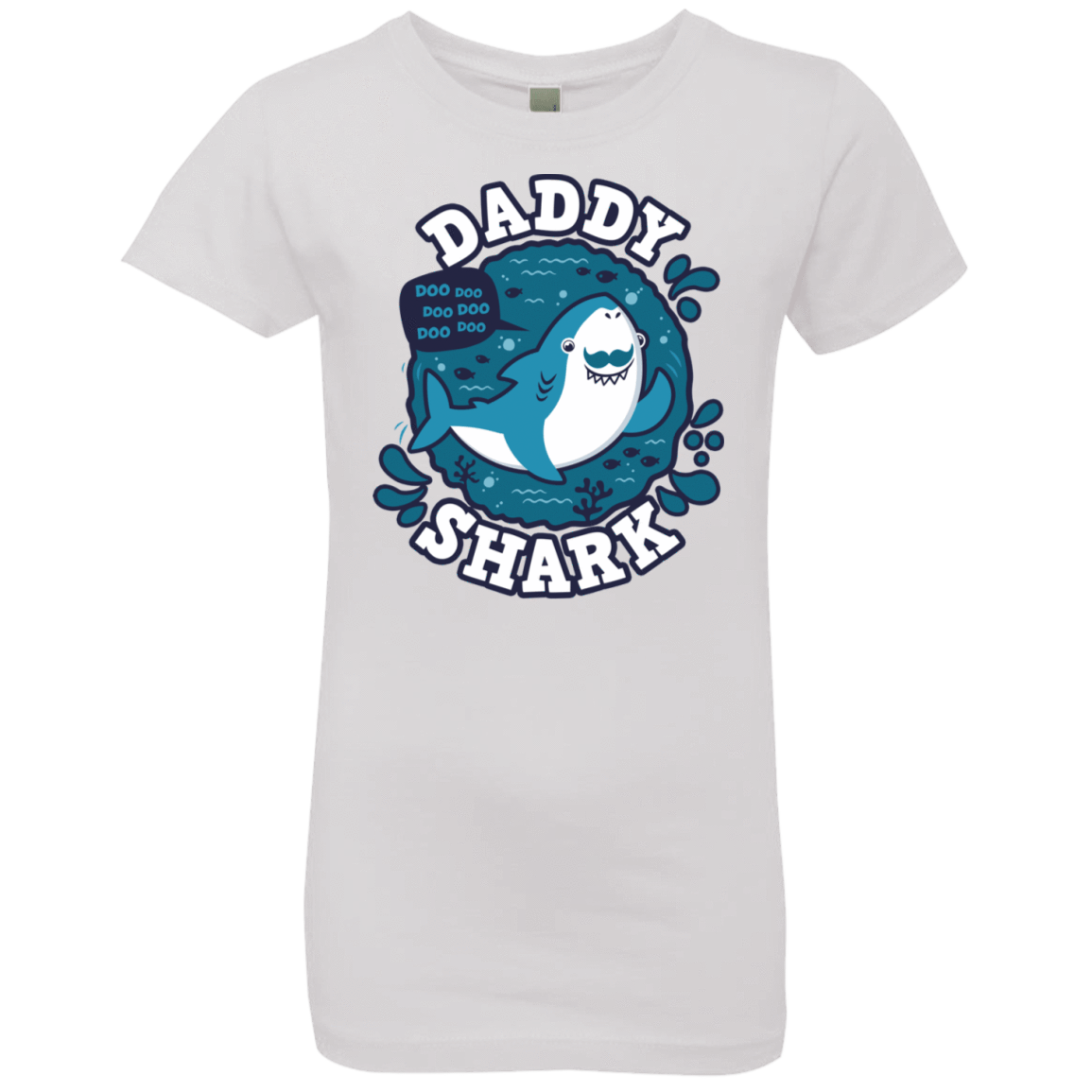 T-Shirts White / YXS Shark Family trazo - Daddy Girls Premium T-Shirt