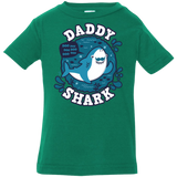 T-Shirts Kelly / 6 Months Shark Family trazo - Daddy Infant Premium T-Shirt