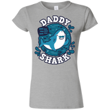 T-Shirts Sport Grey / S Shark Family trazo - Daddy Junior Slimmer-Fit T-Shirt