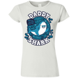 T-Shirts White / S Shark Family trazo - Daddy Junior Slimmer-Fit T-Shirt