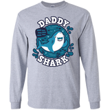 T-Shirts Sport Grey / S Shark Family trazo - Daddy Men's Long Sleeve T-Shirt