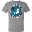 T-Shirts Premium Heather / S Shark Family trazo - Daddy Men's Triblend T-Shirt