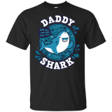 T-Shirts Black / S Shark Family trazo - Daddy T-Shirt